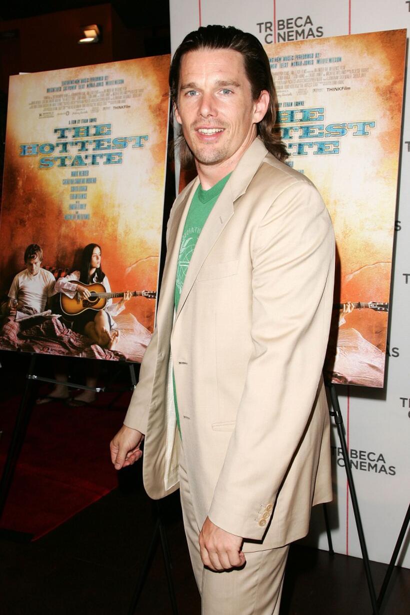 Ethan Hawke at the screening of "The Hottest State".