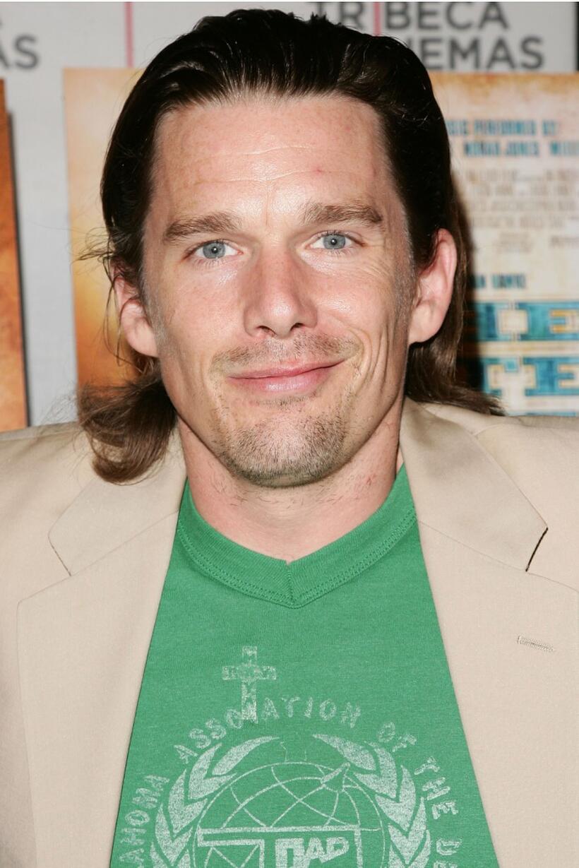 Ethan Hawke at the screening of "The Hottest State".