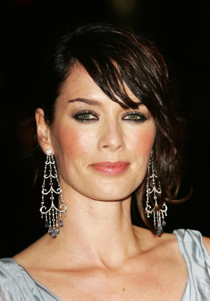 Lena Headey at the premiere of "300."