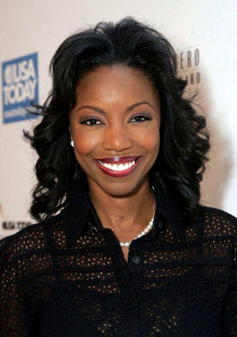 Heather Headley at the celebration honoring Geena Davis as this year's Hollywood Hero.