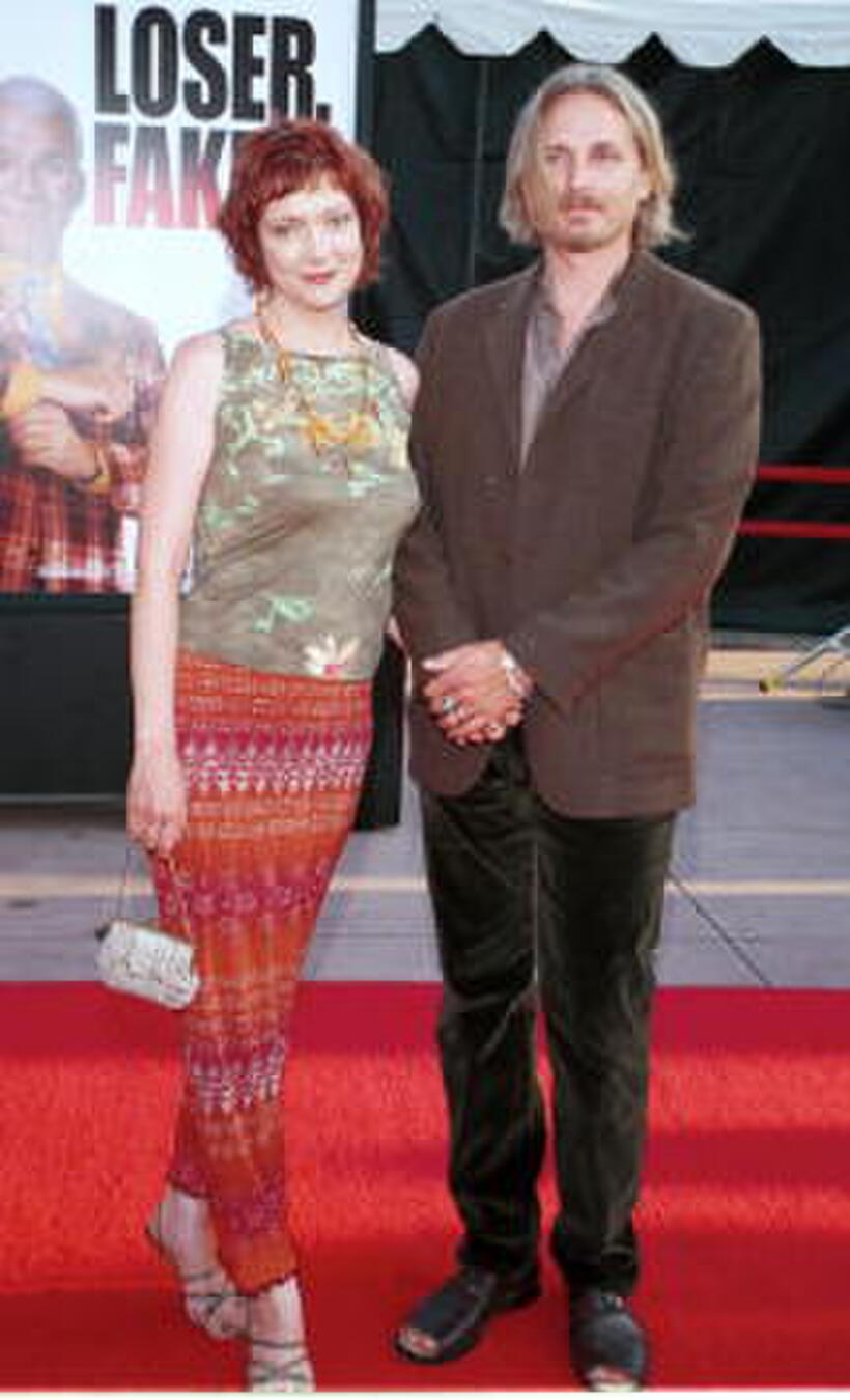 Glenne Headly and Guest at the Los Angeles Premiere of "Bowfinger."