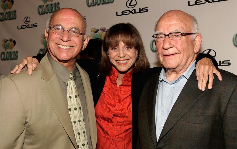 Ed Asner, Gavin McLeod and Valerie Harper at the celebration for Cloris Leachman's 60 years in show business.