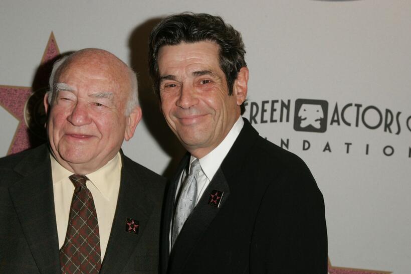 Ed Asner and Alan Rosenberg at the Award Of Excellence Star presentation.
