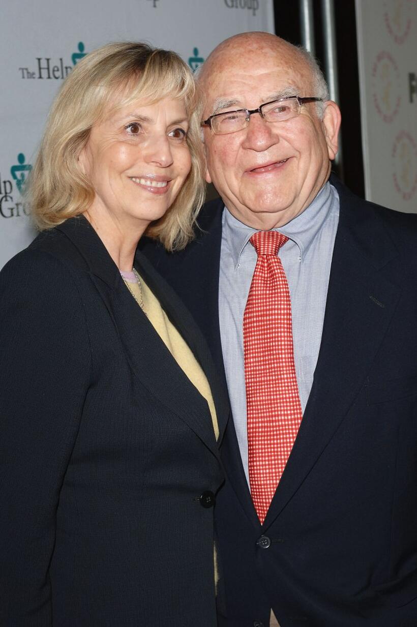 Ed Asner and his wife Cindy at the HELP Groups' Teddy Bear Picnic.