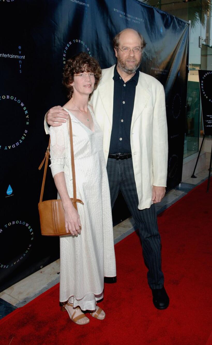 Ann Hearn and Stephen Tobolowsky at the Stephen Tobolowsky's Birthday Party.