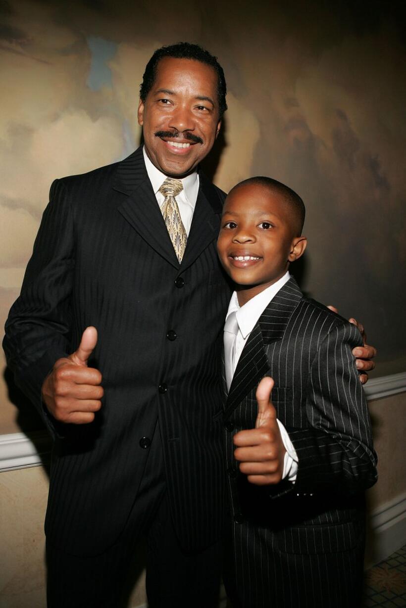 Obba Babatunde and C.J. Sanders at the 9th Annual PRISM Awards.