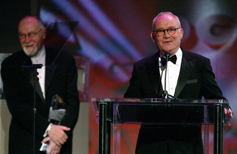 Buck Henry and Gil Cates at the 56th Annual DGA Awards at the Century Plaza Hotel.