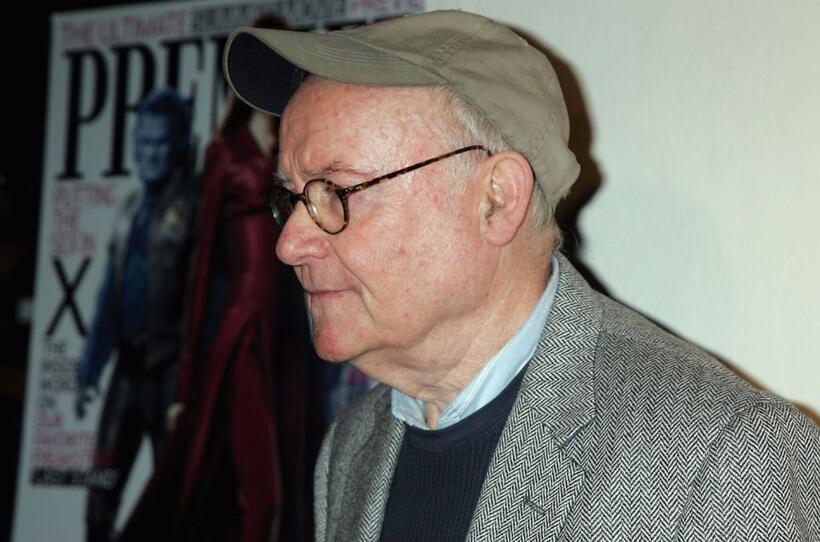 Buck Henry at the 101 Greatest Screenplays gala reception at the Writers Guild Theater.