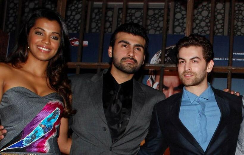 Mugdha Godse, Arya Babbar and Neil Niti Mukesh at the soundtrack launch of "Jail."