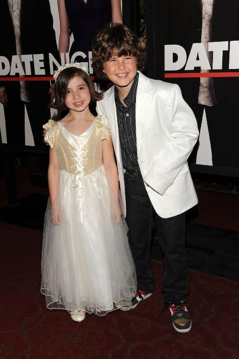 Savannah Paige Rae and Jonathan Morgan Heit at the premiere of "Date Night."