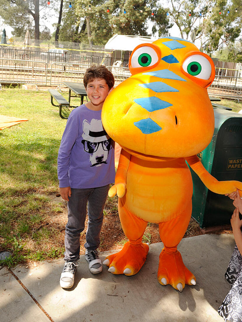 Jonathan Morgan Heit at the Jim Henson Company and PBS SoCal Dinosaur Train Event in California.