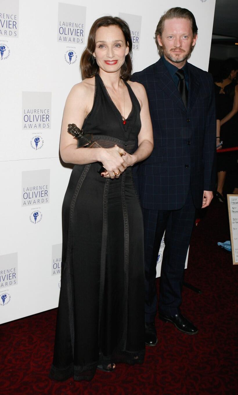 Kristin Scott Thomas and Douglas Henshall at the Laurence Olivier Awards.