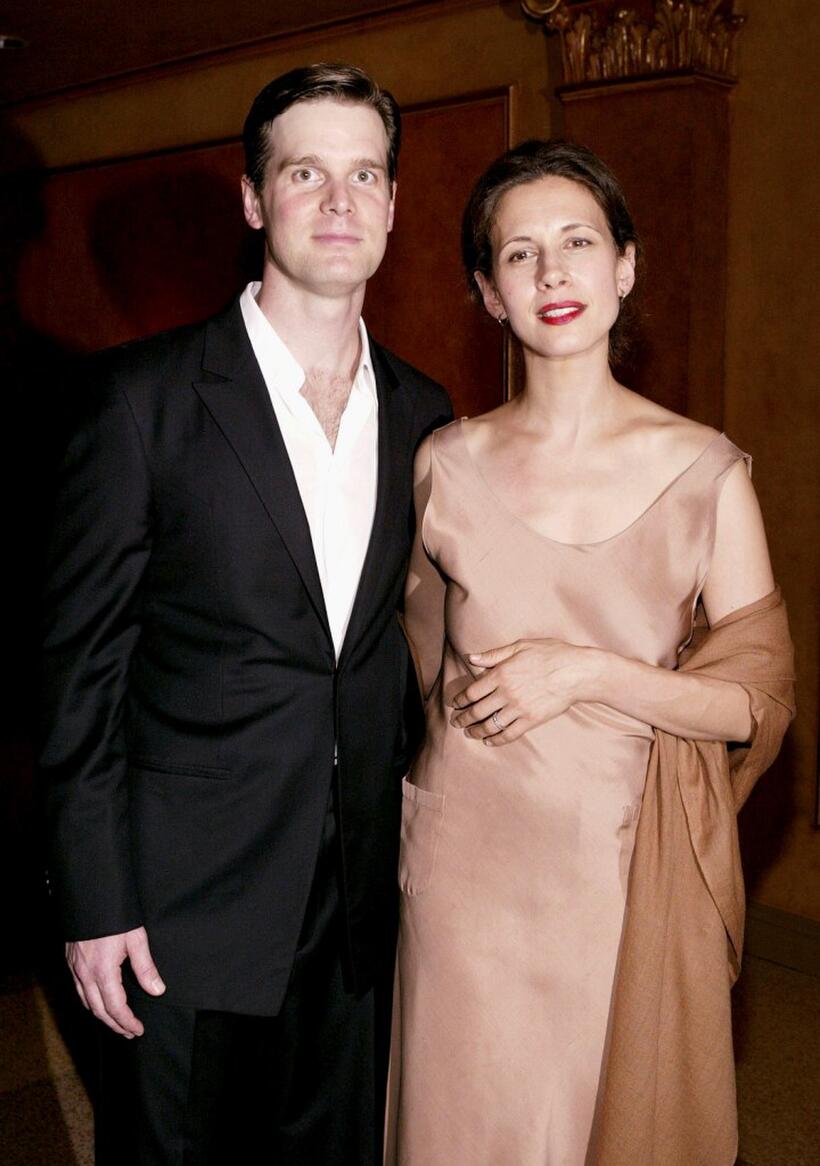 Peter Krause and Jessica Hecht at the American Airlines Theater.