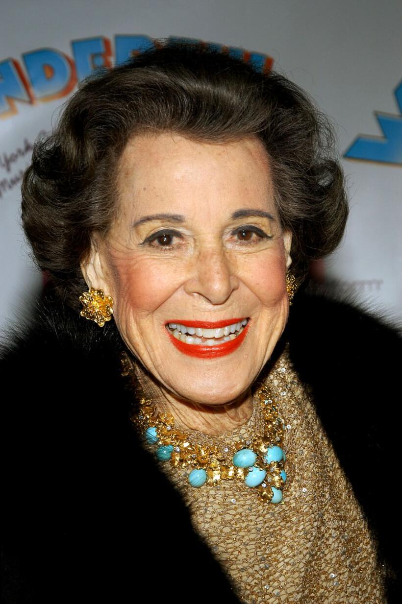 Kitty Carlisle Hart at the after party of the opening night of "Wonderful Town."