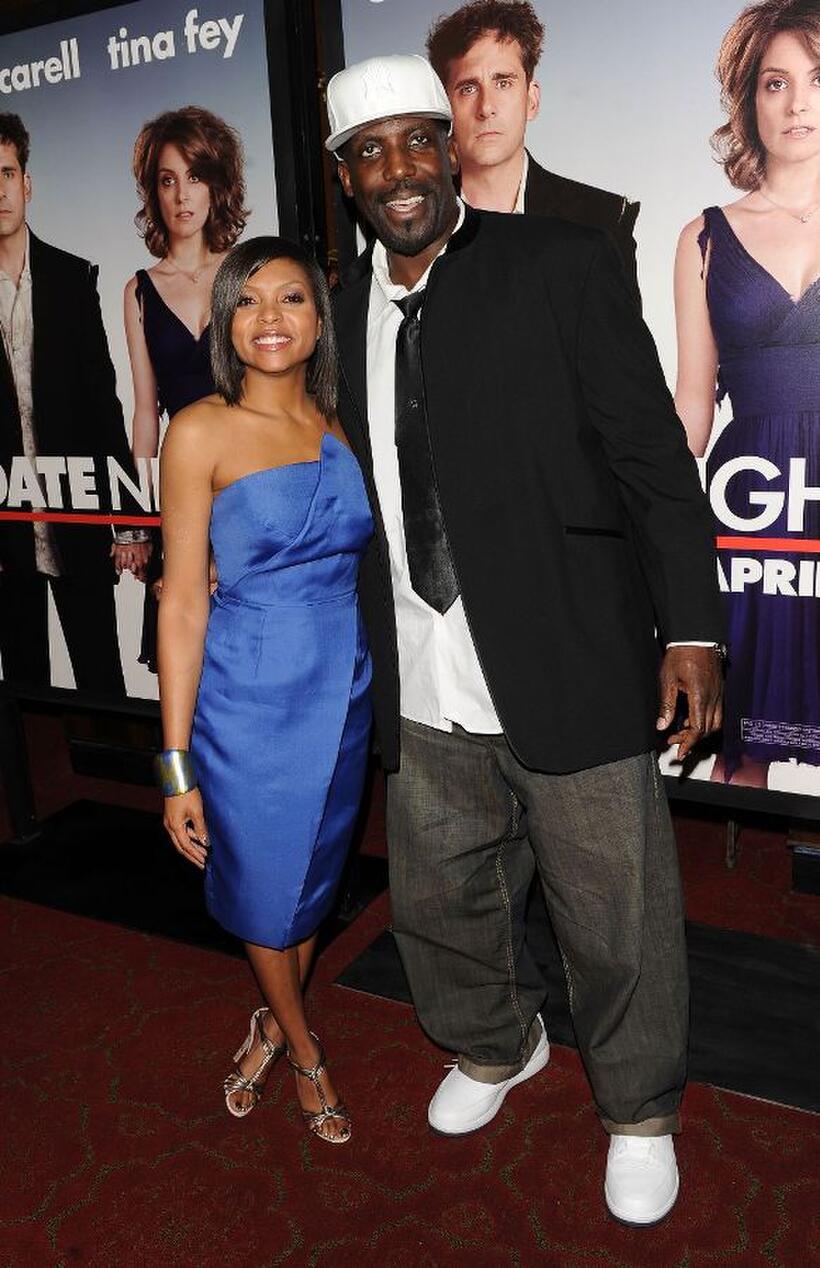 Taraji P. Henson and Kevin Brown at the New York premiere of "Date Night."