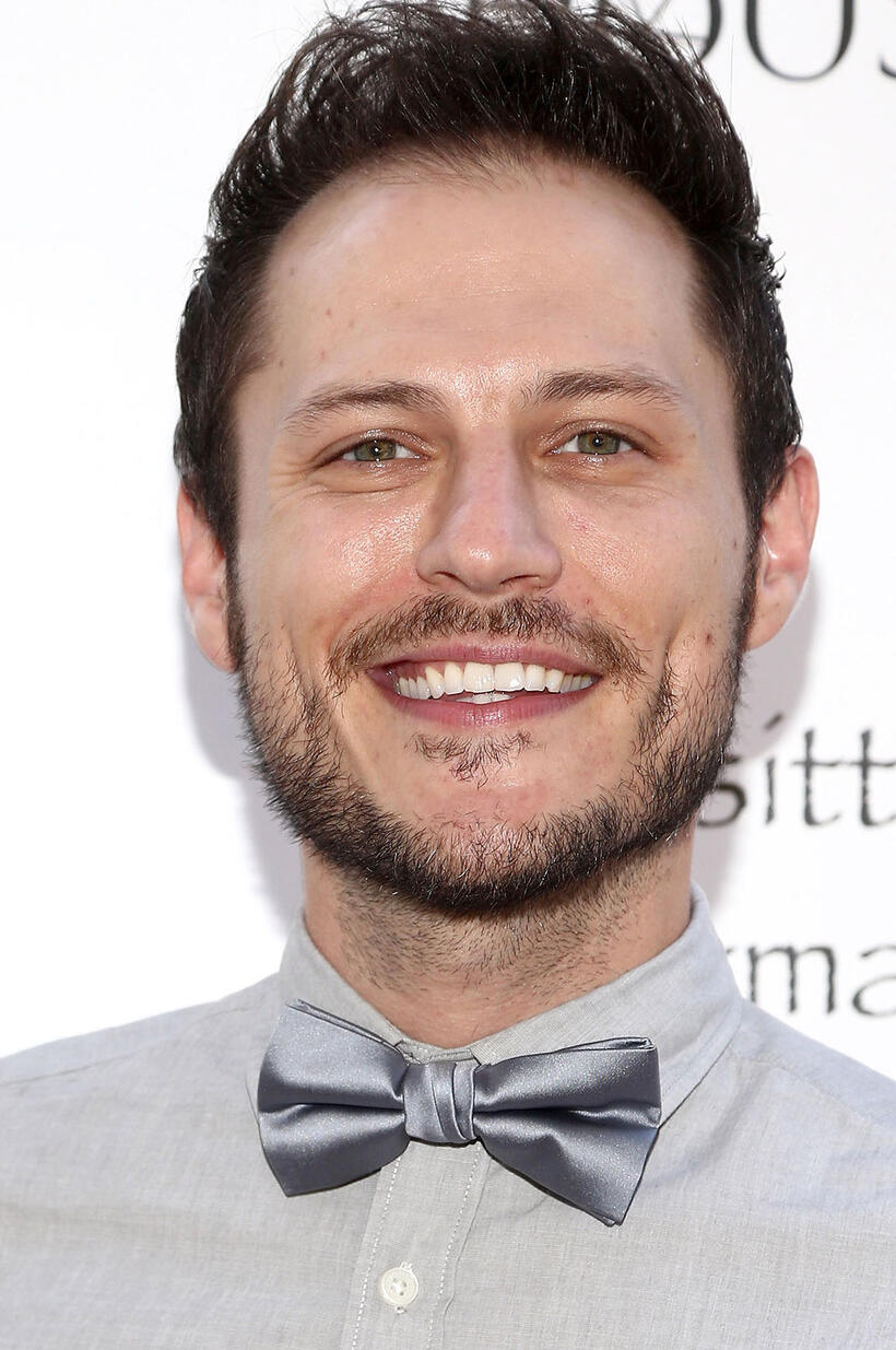 Jake Helgren at the red carpet screening of "Babysitter's Nightmare" in Burbank, California.