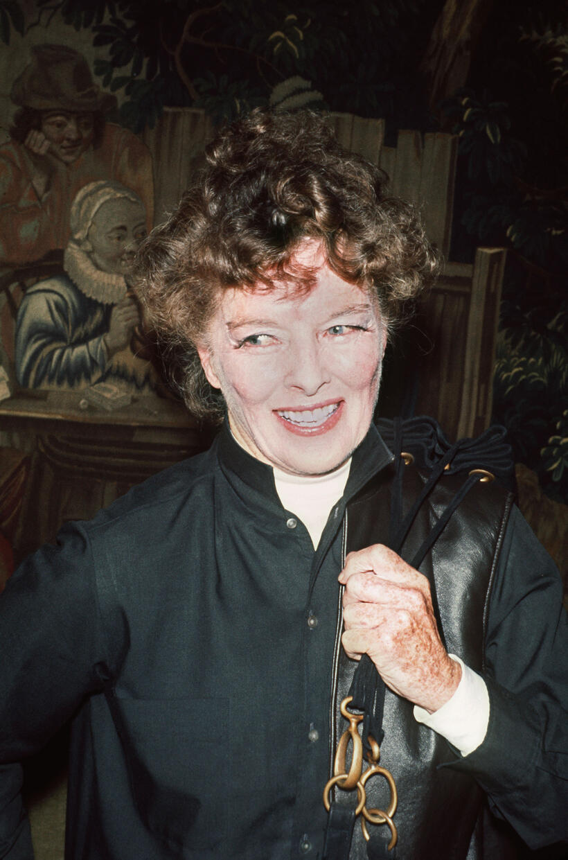 Katharine Hepburn in Paris.