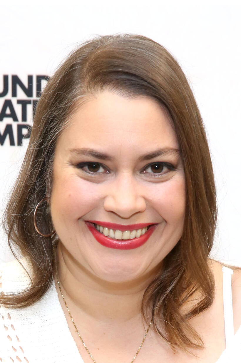 Vanessa Aspillaga at the Meet & Greet for the cast of "Amy and the Orphans" in New York City.