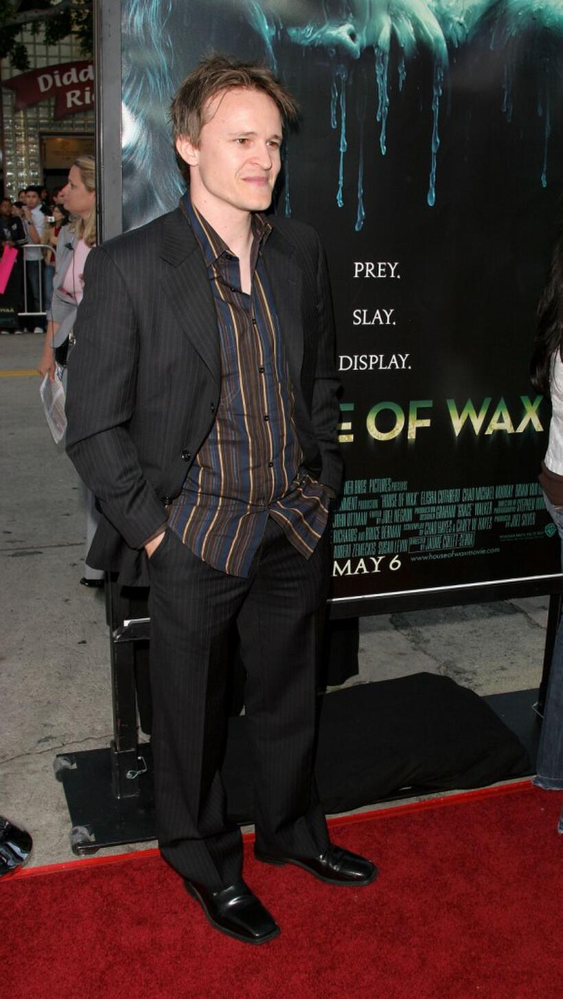 Damon Herriman at the premiere of "House Of Wax."