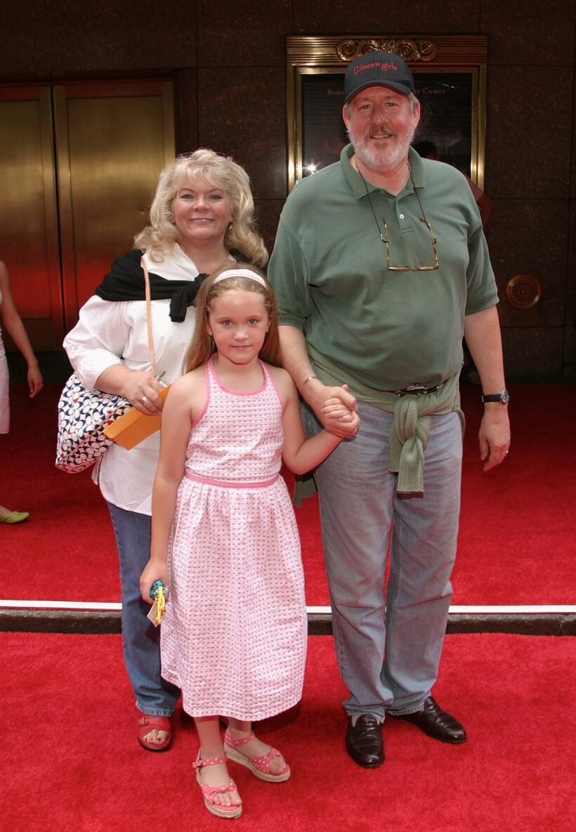 Edward Herrmann and his family at the Premiere of Harry Potter And The Prisoner of Azkaban at Radio City Music Hall.
