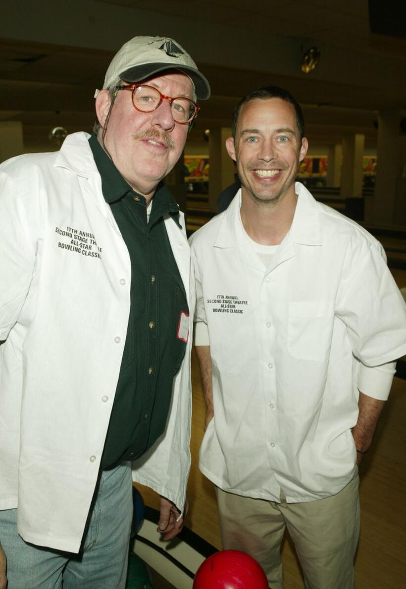 Edward Herrmann and Tom Cavanaugh the 17th Annual Second Stage All-Star Bowling Classic in New York City.