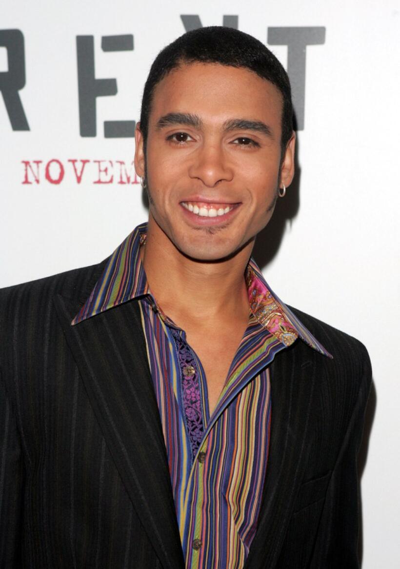 Wilson Jermaine Heredia at the premiere of "Rent."