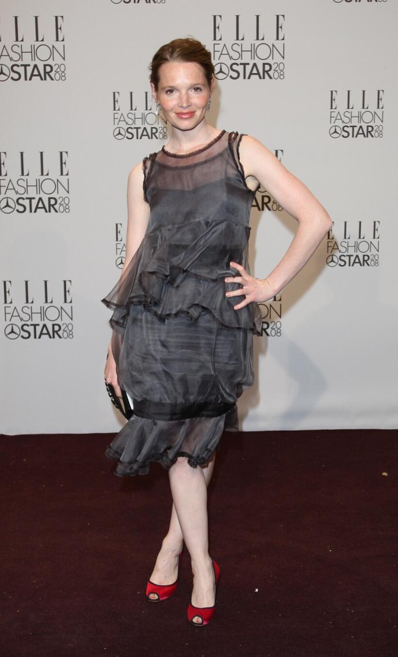 Karoline Herfurth at the ELLE Fashion Star award ceremony during the Mercedes Benz Fashion Week.