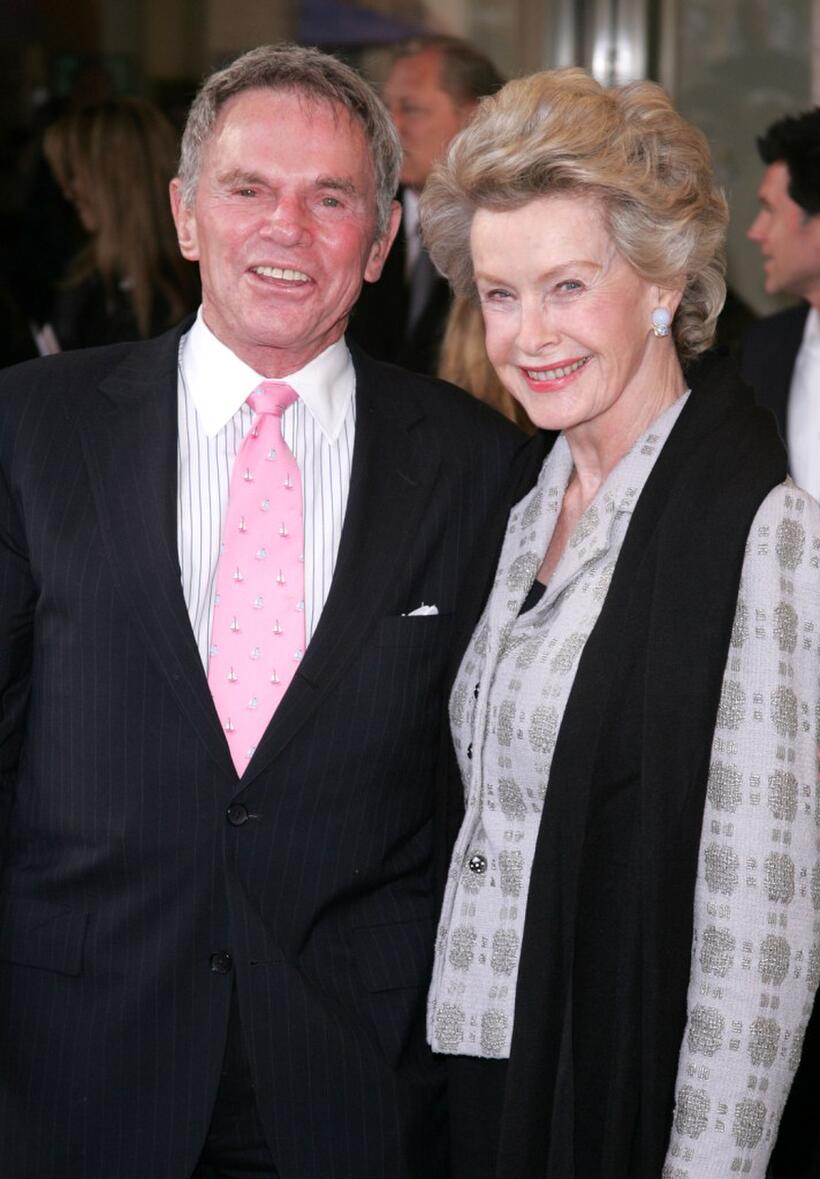 Ted Hartley and Dina Merrell at the 34th Annual Film Society of Lincoln Center spring tribute to Dustin Hoffman.