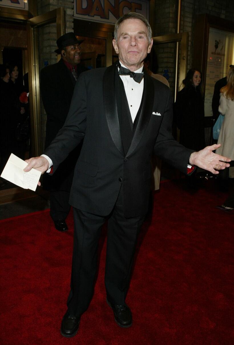 Ted Hartley at the opening night of the Broadway musical "Never Gonna Dance."