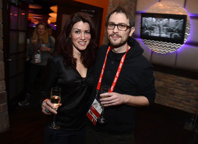 Magali Simard and Don Hertzfeldt at the Shorts Program Awards and party Presented By Youtube.