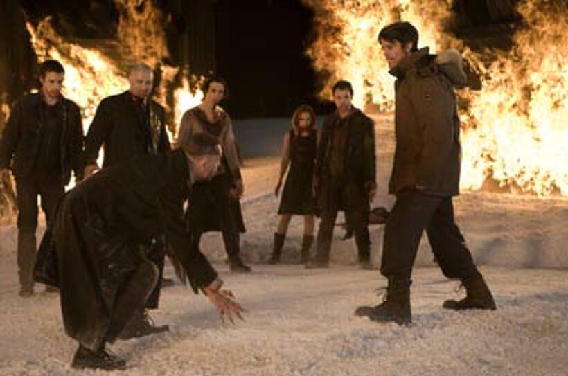 Danny Huston and Josh Hartnett in "30 Days of Night."
