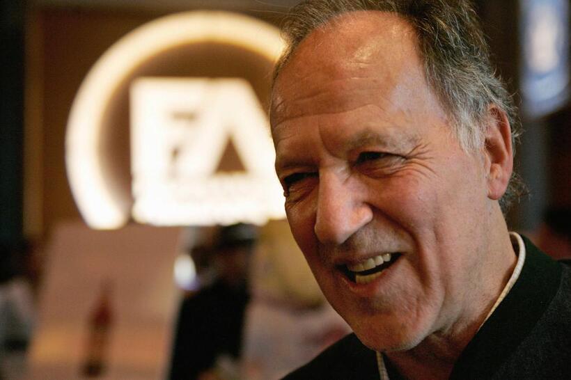 Werner Herzog speaks at the Directors Guild of America.
