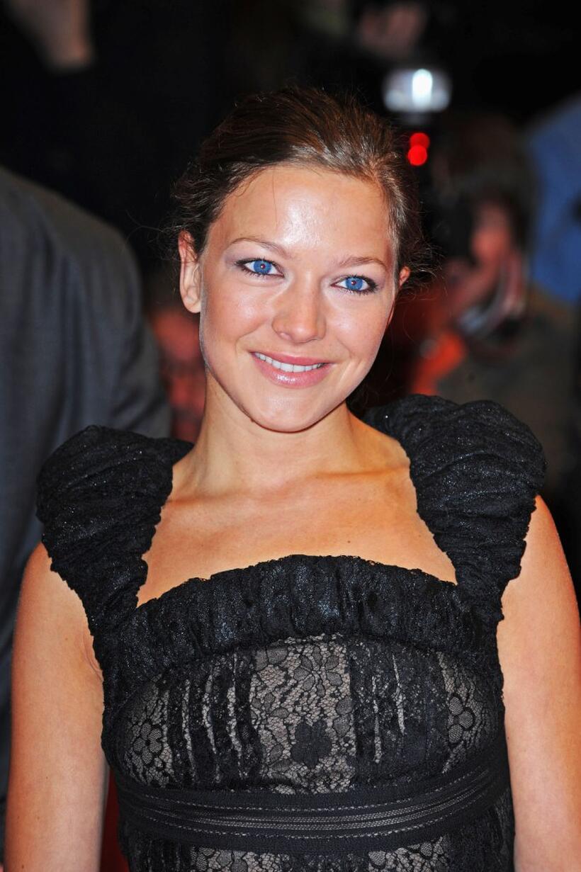 Hannah Herzsprung at the premiere of "The Reader" during the 59th Berlin Film Festival.