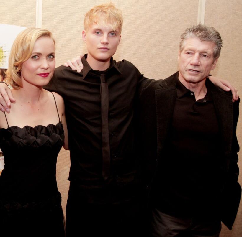 Radha Mitchell, Toby Hemingway and Fred Ward at the premiere of "Feast of Love."