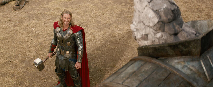 Chris Hemsworth as Thor in "Thor: The Dark World."