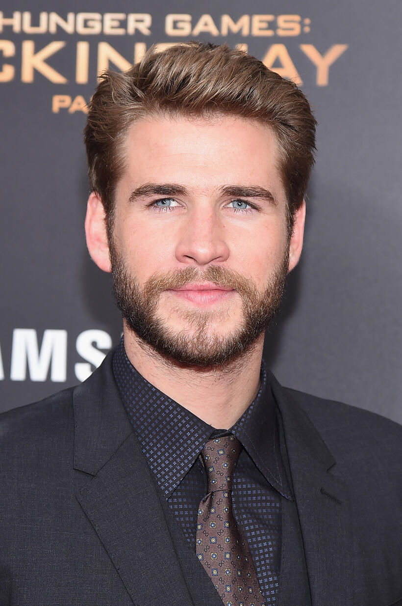 Liam Hemsworth at the New York premiere of "The Hunger Games: Mockingjay - Part 2."