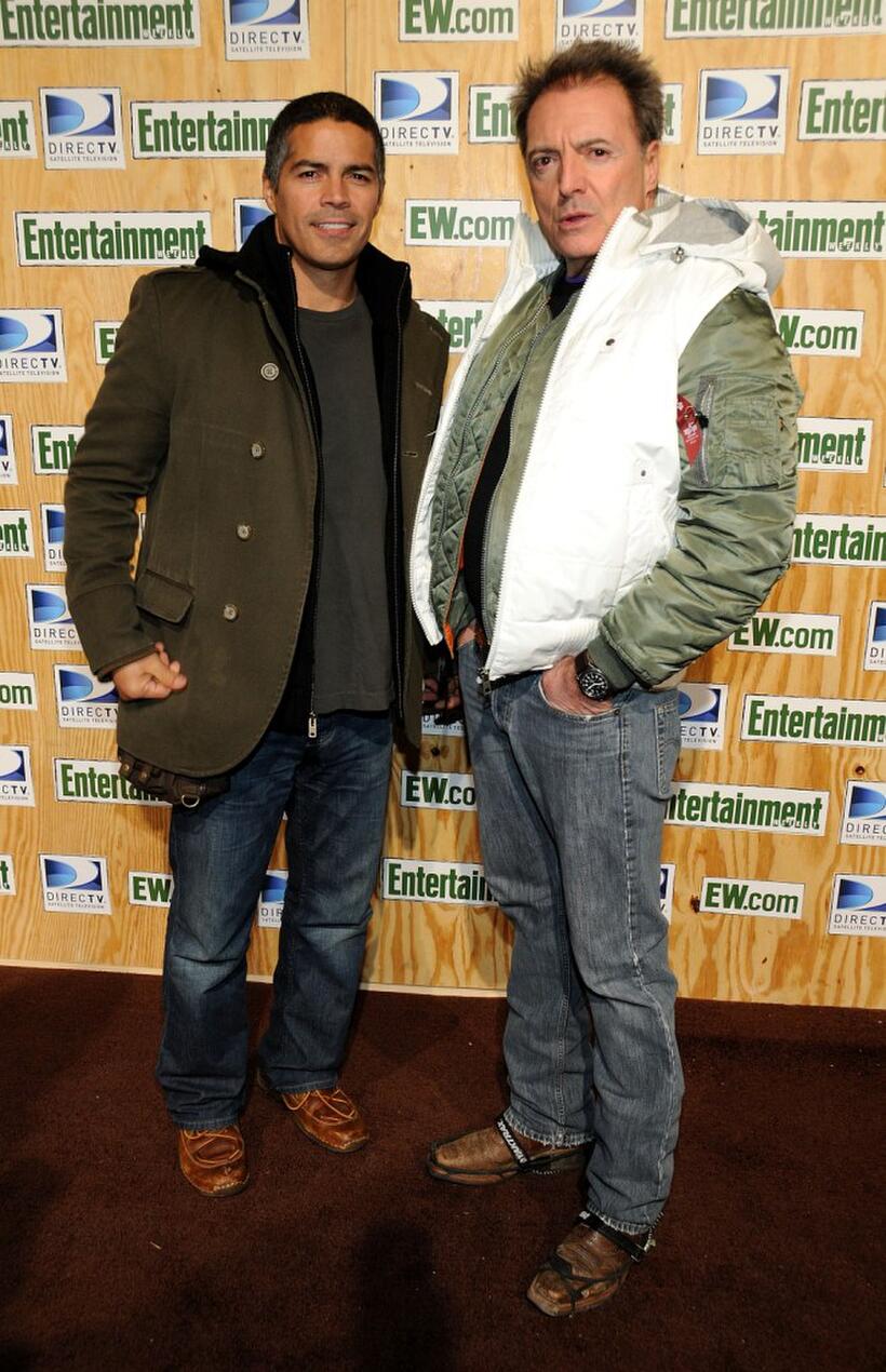 Armand Assante and Esai Morales at the Entertainment Weekly's Sundance Party.