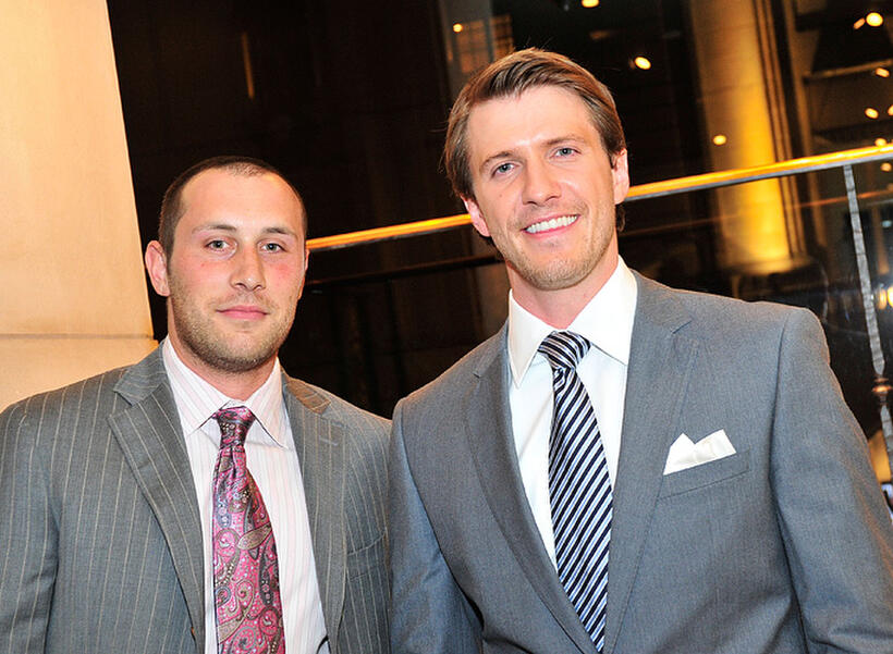 Michael Carlsen and Patrick Heusinger at the Juicy Couture celebration of Fashion's Night Out in New York.