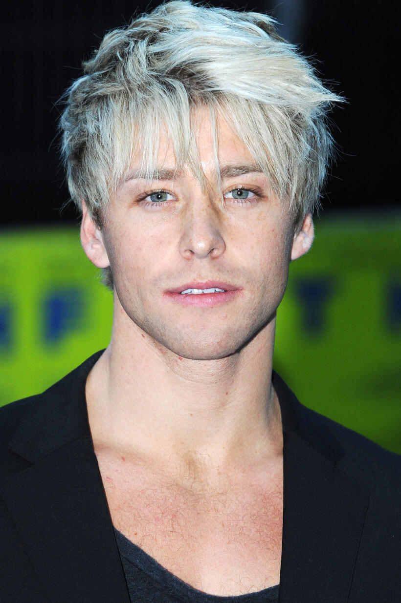 Mitch Hewer at the London premiere of "Filth."