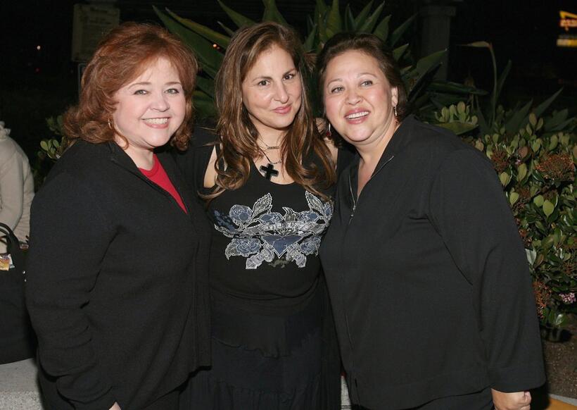 Patrika Darbo, Kathy Najimy and Amy Hill at the VDAY West LA 2006 cocktail reception.