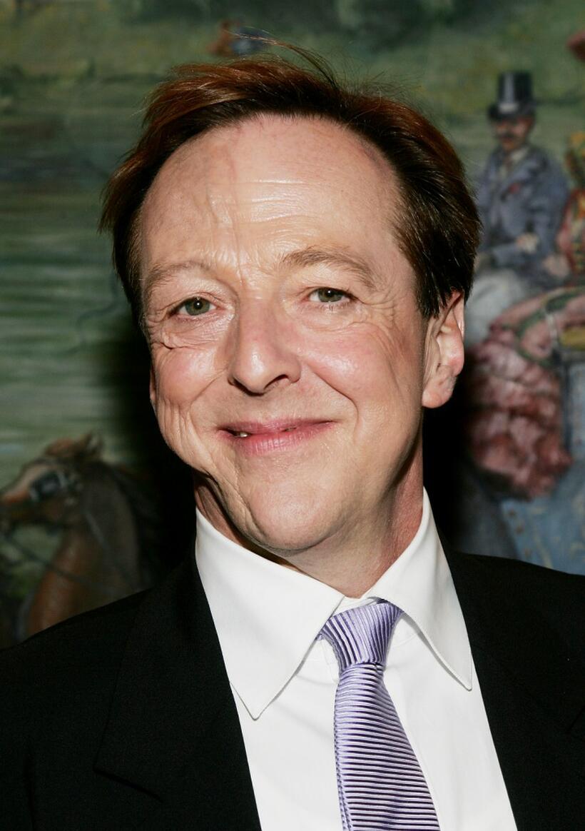 Edward Hibbert at the after party of the New York opening of "Curtains."