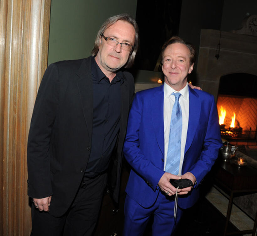 Nigel Cole and Edward Hibbert at the premiere of "Made In Dagenham."