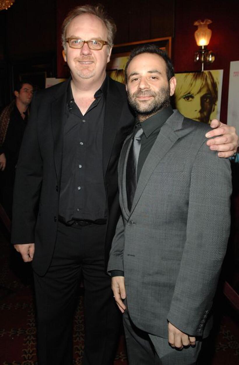 George Hickenlooper and producer Captain Mauzner at the premiere of "Factory Girl."