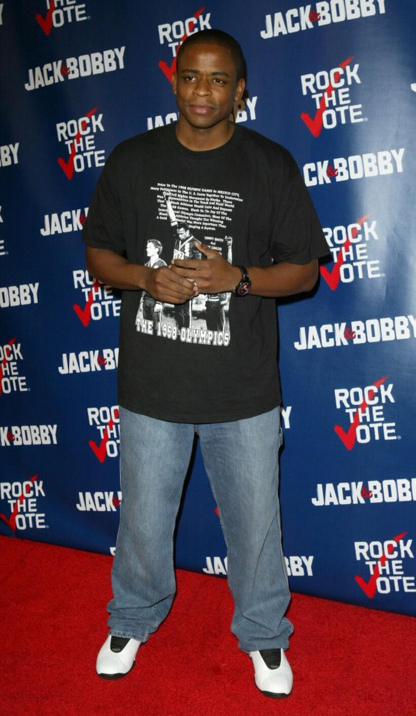 Dule Hill at the Rock The Vote event.