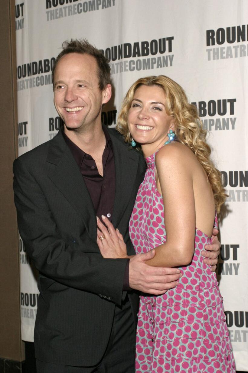 John Benjamin Hickey and Natasha Richardson at the Roundabout Theatre Company's 2004 Spring Gala Celebration.