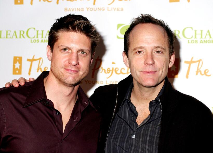 Christopher Sieber and John Benjamin Hickey attend "A Cracked X-Mas."