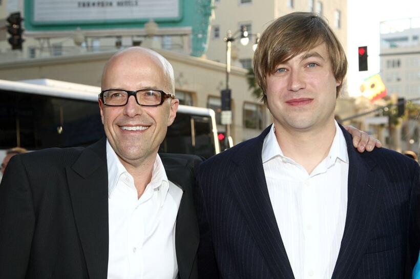 Donald De Line and Jody Hill at the premiere of "Observe and Report."