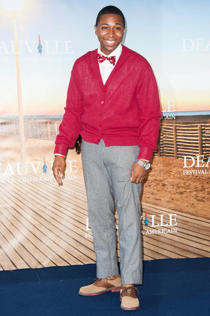 Ty Hickson at the photocall of "Gimme The Loot" during the 38th Deauville American Film Festival.