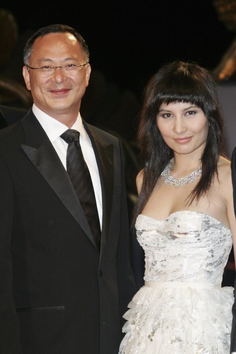 Director Johnnie To and Josie Ho at the premiere of "Exiled" during the 63rd Venice Film Festival.