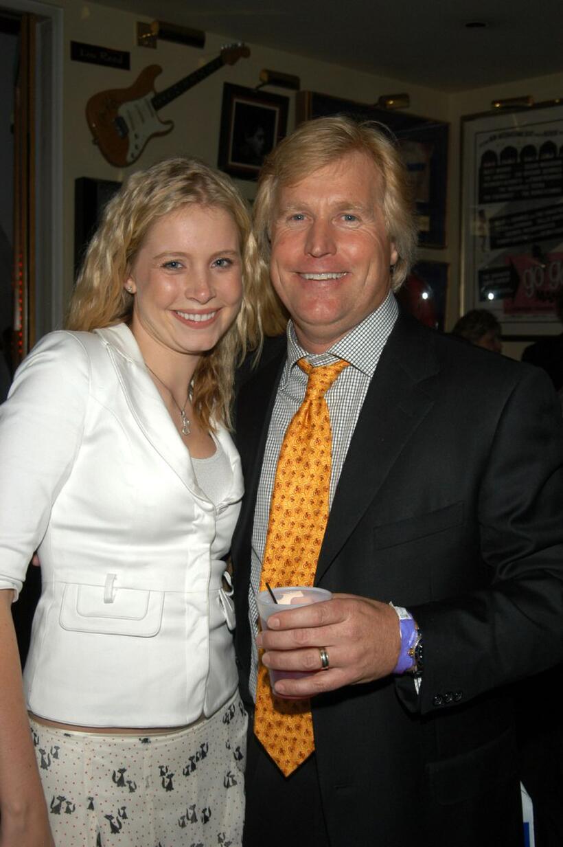Alana Austin and Producer Steve Austin at the after party of the world premiere of "Moto X Kids."